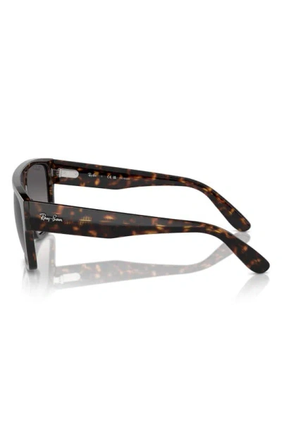 Ray Ban 57mm Polarized Square Sunglasses In Havana