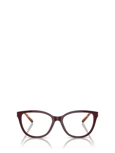 Shop Emporio Armani Eyeglasses In Shiny Bordeaux