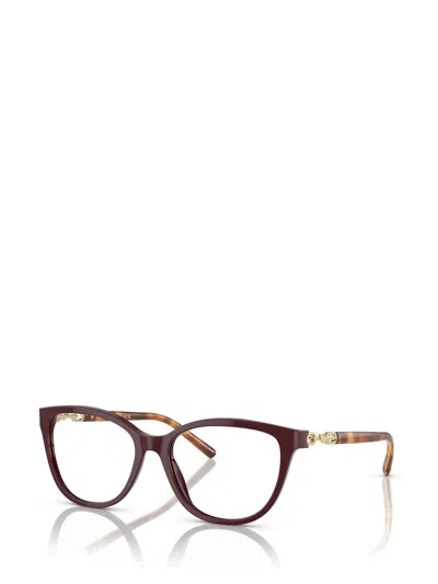 Shop Emporio Armani Eyeglasses In Shiny Bordeaux