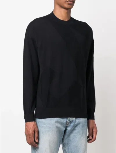 Shop Emporio Armani Sweaters In Eanavy 0920