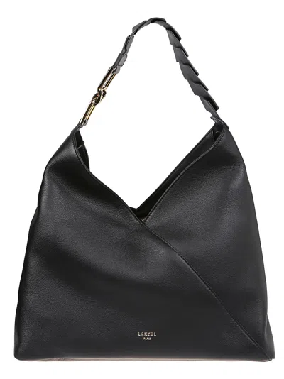 Shop Lancel Pagode Zip Hobo Bag In Black