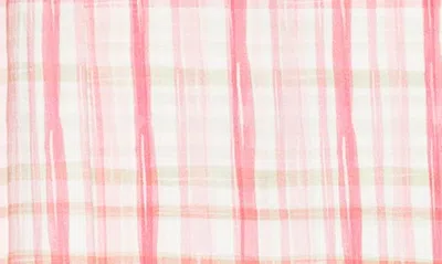 Shop Alexia Admor Kennedy Pleated Drop Waist Blazer Dress In Pink Plaid