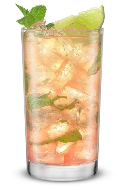 Joyjolt Alain Set Of 8 Dof & Highball Glasses In Clear