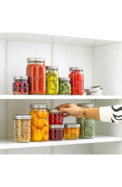 Joyjolt 42-piece Mason Jars With Airtight Lids In Clear