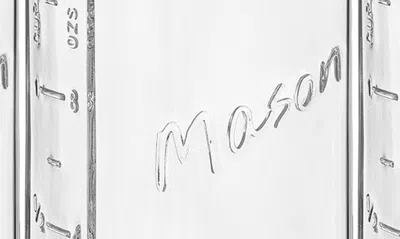 Joyjolt 42-piece Mason Jars With Airtight Lids In Clear