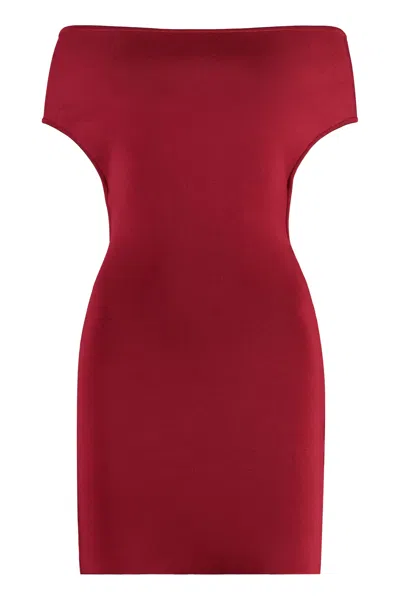 Jacquemus Red Les Sculptures 'la Robe Cubista' Minidress In Red