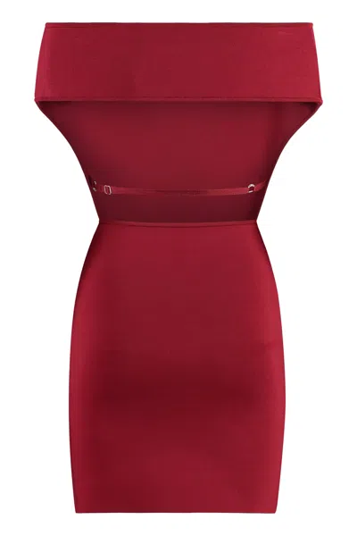 Jacquemus Red Les Sculptures 'la Robe Cubista' Minidress In Red