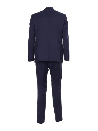 Shop Luigi Bianchi Mantova Blue Mens Suit