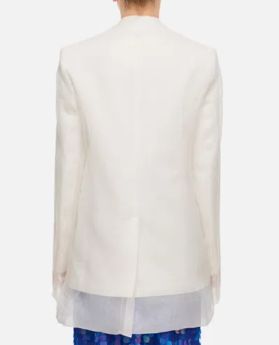 Shop Sportmax Acacia Single Breasted Blazer In White