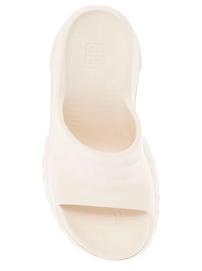 Shop Givenchy White Marshmallow Wedge In Rubber Woman