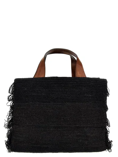 Shop Ibeliv Onja Handbag In Black