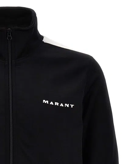 Shop Isabel Marant Sweatshirt Ronny In White/black