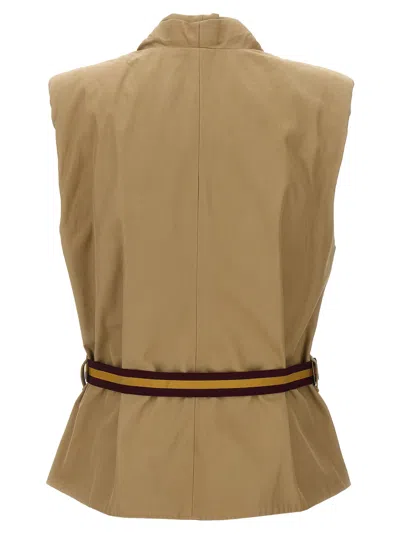 Shop Dries Van Noten Vilian Waistcoat In Beige