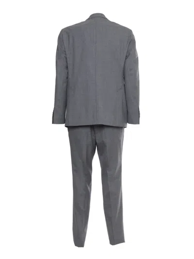 Shop Luigi Bianchi Mantova Gray Mens Suit In Grey
