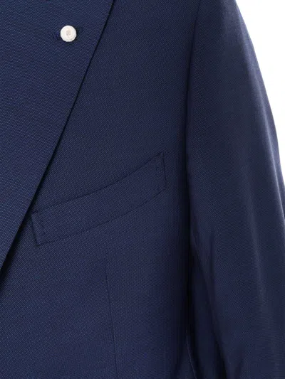 Luigi Bianchi Mantova Bright Blue Suit In Blue
