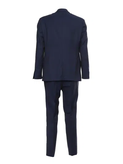Luigi Bianchi Mantova Blue Mens Suit In Blue