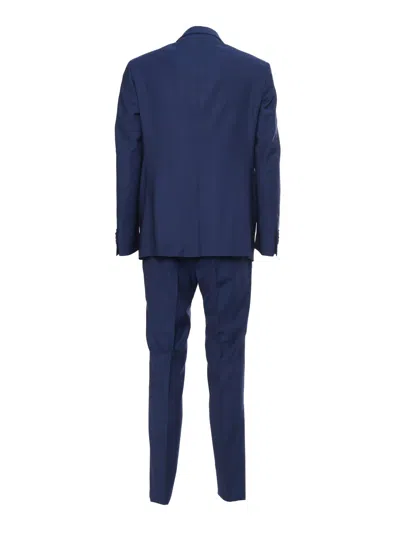 Shop Luigi Bianchi Mantova Bright Blue Suit