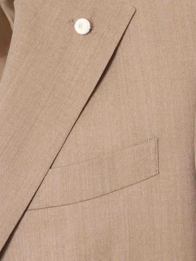 Luigi Bianchi Mantova Brown Mens Suit In Brown
