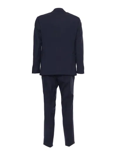 Shop Luigi Bianchi Mantova Blue Mens Suit