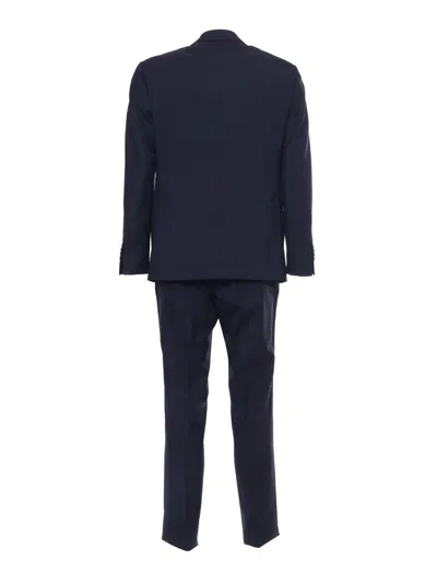 Luigi Bianchi Mantova Blue Mens Suit In Blue