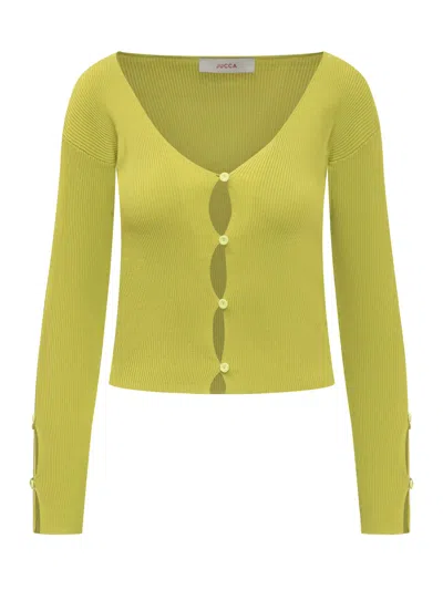 Shop Jucca Pullover In Lime