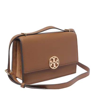 Shop Tory Burch Miller Shoulder Bag In Brown