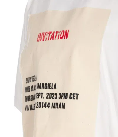 Shop Mm6 Maison Margiela Classic T-shirt In White