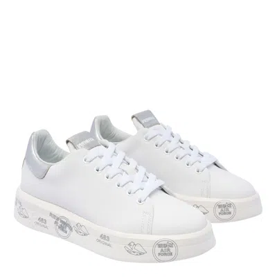 Shop Premiata Belle Sneakers In White