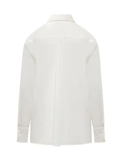 Shop Fabiana Filippi Strass Shirt In Bianco