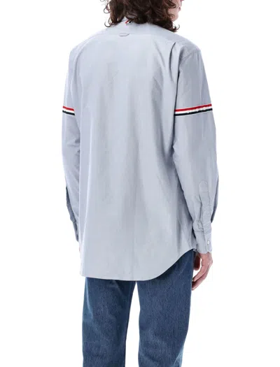 Shop Thom Browne Classic Long Sleeves Button Down Shirt In Light Blue