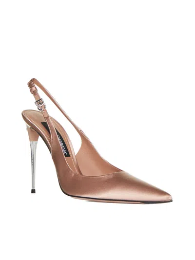 Shop Dolce & Gabbana High-heeled Shoe In Beige Scuro