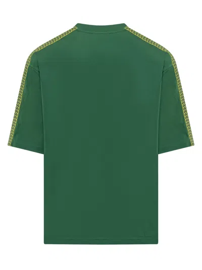 Shop Lanvin T-shirt With Logo In Verde