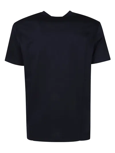 Shop Dsquared2 Logo Print Regular T-shirt In Blu