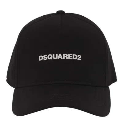 Shop Dsquared2 Logo Baseball Cap In Blu