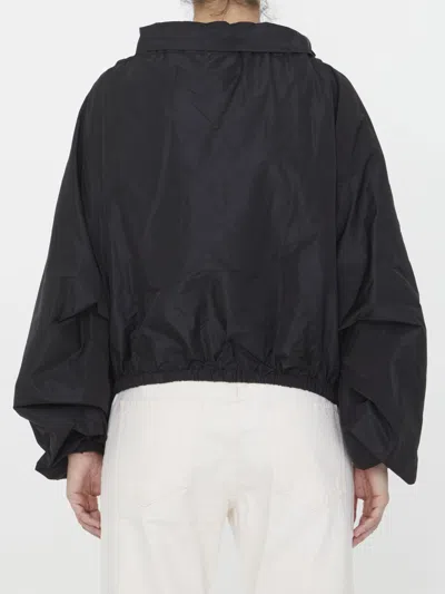 Shop Patou Shirt With Balloon Sleeves In Nero