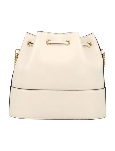 Shop Valentino Mini Bucket Bag In Light Ivory