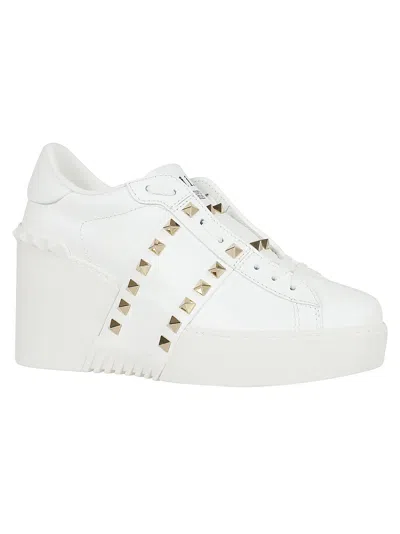 Shop Valentino Sneaker Open Disco T. 8,5 In White