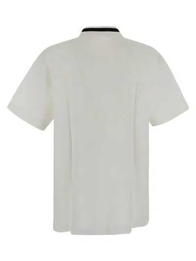 Shop Givenchy Logoed Polo In White