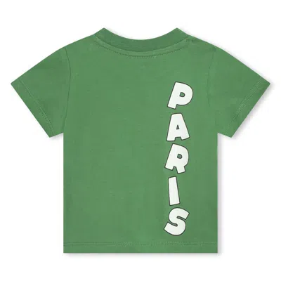 Shop Kenzo T-shirt Con Stampa In Green