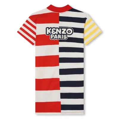 Shop Kenzo Abito A Righe In Multicolor