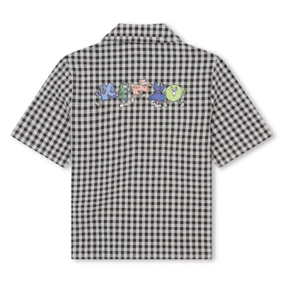 Shop Kenzo Camicia A Quadri In Gray