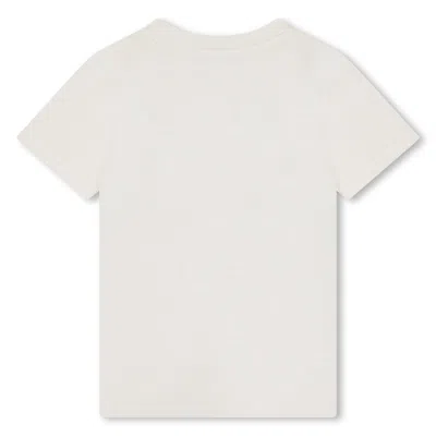 Shop Kenzo T-shirt Con Stampa In Cream