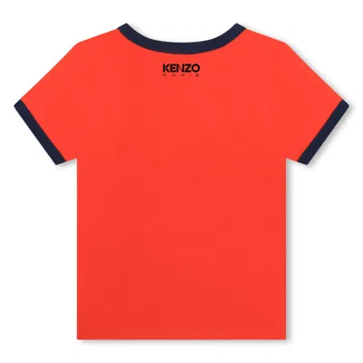 Shop Kenzo T-shirt Con Stampa In Red