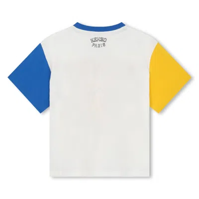 Shop Kenzo T-shirt Con Stampa In Cream