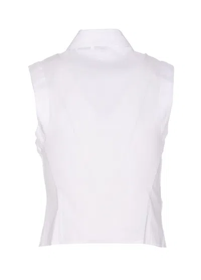 Shop Pinko Clio Shirt In White