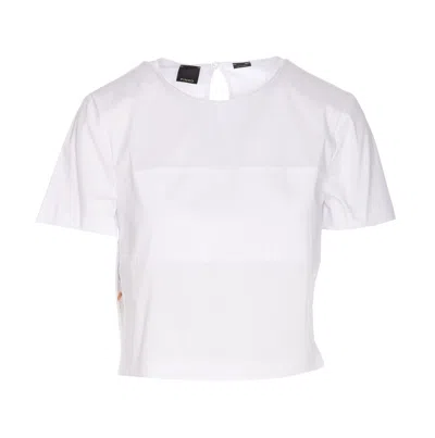 Shop Pinko Tecno Popeline Wanted Top In White