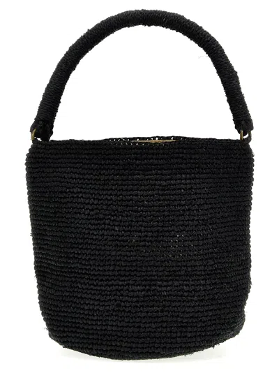 Shop Ibeliv Siny Handbag In Black