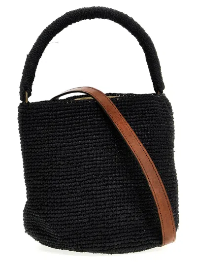 Shop Ibeliv Siny Handbag In Black