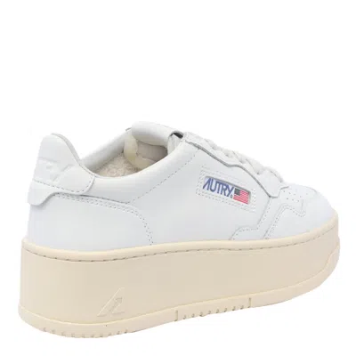 Autry Leather Sneakers In White