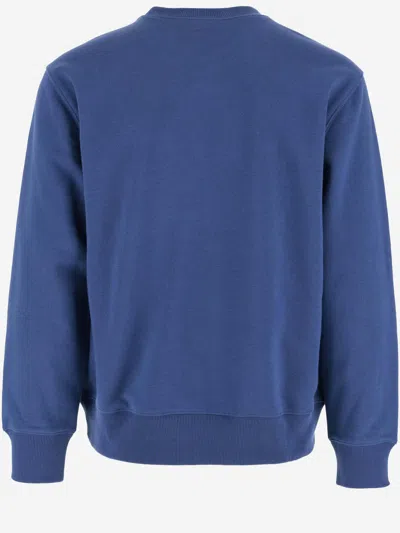 Shop Carhartt Wip Heart Cotton Sweatshirt In Azzurro